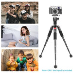 Trípode de càmera mini NEEWER TP-AAM521 de 50 cm amb capçal esfèric d'aliatge d'alumini de 360° i placa de fixació ràpida tipus Arca de 1/4"
