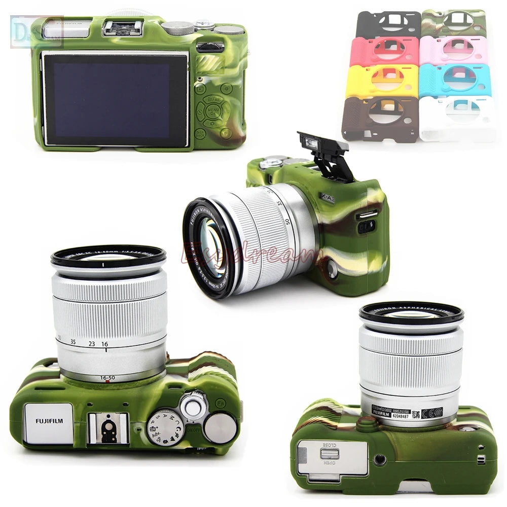 Housse silicone de protection anti-choc pour Fuji Fujifilm XA3 X-A3 XA10 X-A10