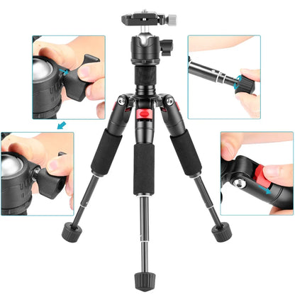 Mini trépied NEEWER TP-AAM521 50cm pour appareil photo avec Tête sphérique 360 ° en alliage d'aluminium 1/4" plaque rapide de type Arca