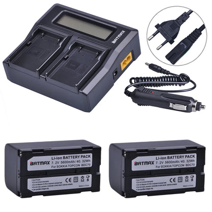 BATTERIE Batmax Li-ion BDC70 + chargeur rapide lcd en option pour chargeur Topcon pour GTS 900 et GPT 9000...