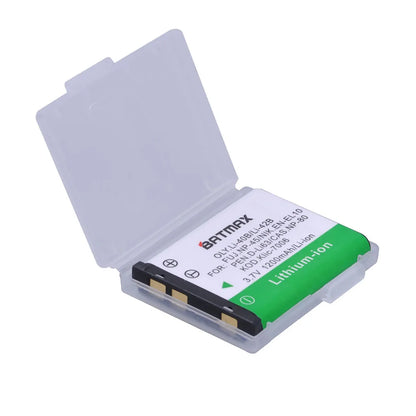 Batterie Batmax Li-40B NP-45 1200mAh + Chargeur pour Olympus Li 40B Li-42B pour FUJIFILM NP-45 NP-45S NP-45A 45B EN-EL10