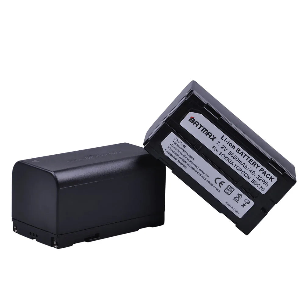 BATTERIE Batmax Li-ion BDC70 + chargeur rapide lcd en option pour chargeur Topcon pour GTS 900 et GPT 9000...