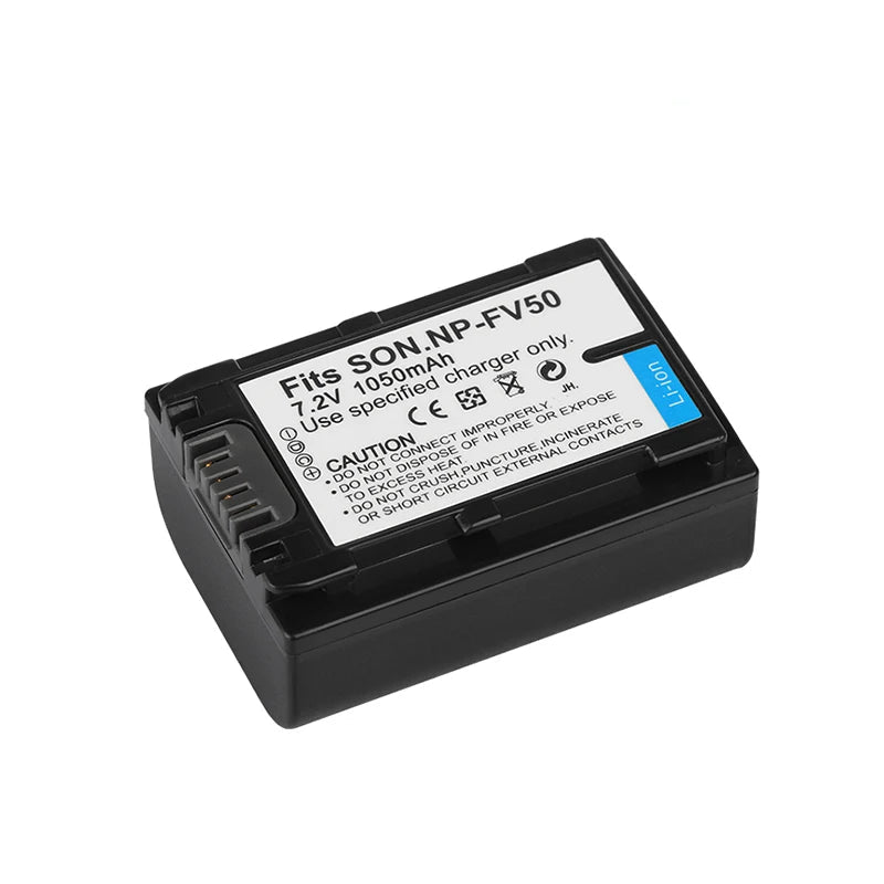 Batterie NP-FV50 FV50 JHTC 1050mAh Pour Sony NP-FV30 NP-FV40 HDR-CX150E HDR-CX170 HDR-CX300...