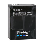 Batterie probty pour GoPro Hero3 Hero 3 + chargeur double