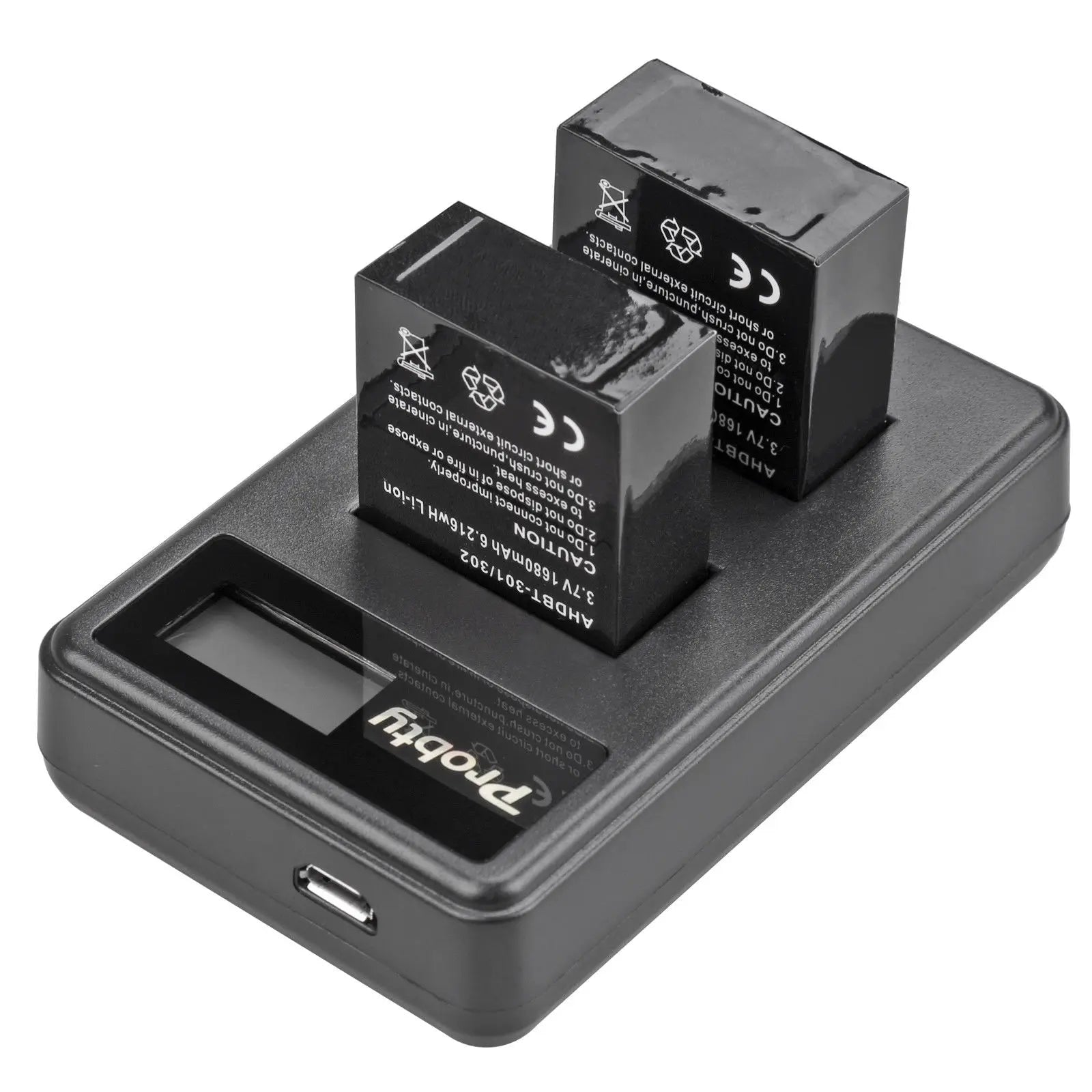 Batterie probty pour GoPro Hero3 Hero 3 + chargeur double