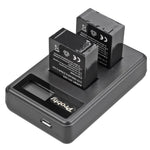 Batterie probty pour GoPro Hero3 Hero 3 + chargeur double