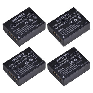 Batterie Batmax NP-W126S haute qualité 1260mAh + chargeur double LED pour Fuji X-Pro1 X-T1, HS30EXR HS33EXR ...