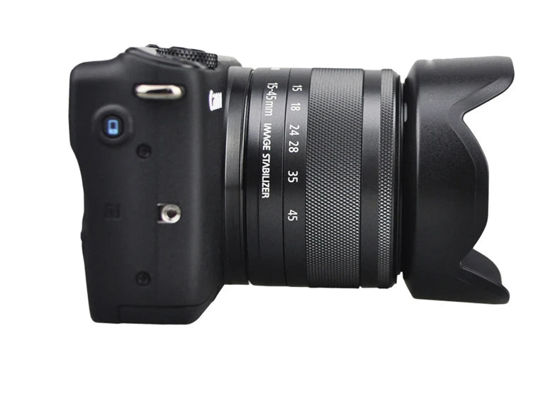 Pare-soleil EW-53 49mm ew 53 EW53 réversible pour Canon EF-M 15-45mm f/3.5-6.3 IS STM