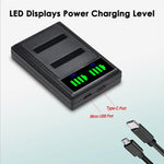 Batterie Batmax NP-50 NP50 + Chargeur Pour Nigit Vision Caméra pour FUJIFILM pour Pentax D-Li68 pour KODAK KLIC-7004