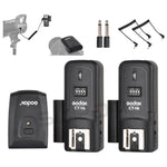 Déclencheur émetteur + récepteur Godox CT-16 16 canaux sans fil Radio Flash pour Canon Nikon Pentax Studio Speedlite Flash