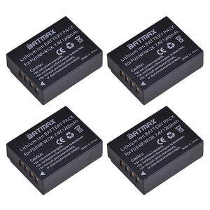 Batterie Batmax 1260mAh NP-W126 NP W126 NP-W126S W126S + chargeur double pour Fuji X-Pro1 XPro1 X-T1 XT1,HS30EXR HS33EXR X PRO1
