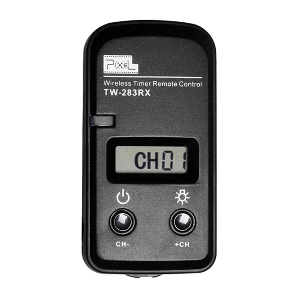 Cable de control remot sense fil Pixel TW-283 amb temporitzador i disparador (DC0 DC2 N3 E3 S1 S2) per a Canon Nikon Sony Panasonic