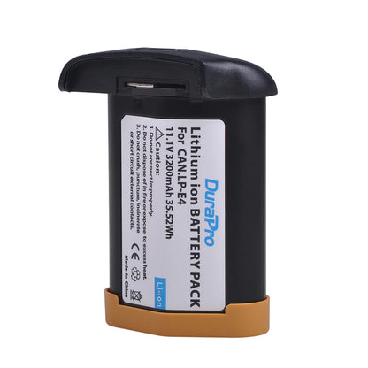 Batterie DuraPro LP-E4N LP-E4 + chargeur pour Canon EOS-1D C, EOS 1D Mark III, EOS 1Ds Mark III, EOS 1D Mark IV