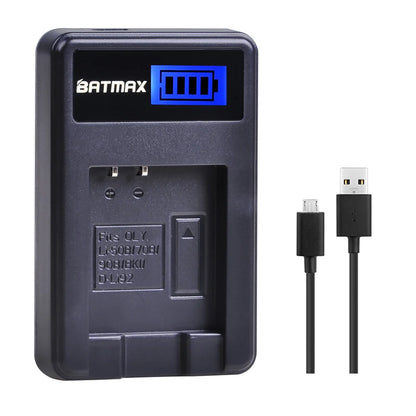 Batterie Batmax Li-50B Li 50B D-LI92 + chargeur pour Olympus SP 810 800UZ u6010 u6020 u9010 SZ14 SZ16 D755 u1010 SZ30 SZ20