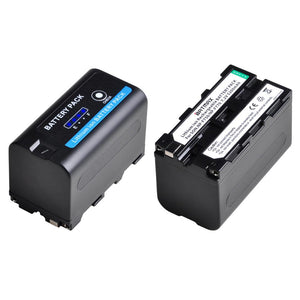 Batteries NP-F750 Batmax 4X 5200mAh pour sony NP F750 F730 F770 avec indicateur LED de puissance + chargeur double LCD pour Sony CCD-TRV215 CCD-TR917