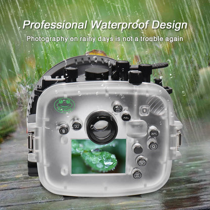 SeaFrogs Waterproof Housing with Dome Port for Fujifilm X-T30 40m 