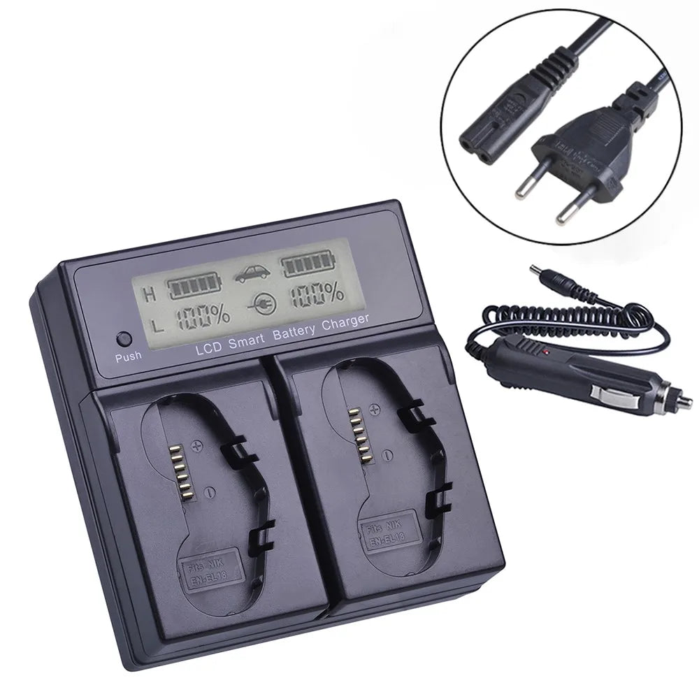 Batterie DuraPro LP-E4N LP-E4 + chargeur pour Canon EOS-1D C, EOS 1D Mark III, EOS 1Ds Mark III, EOS 1D Mark IV