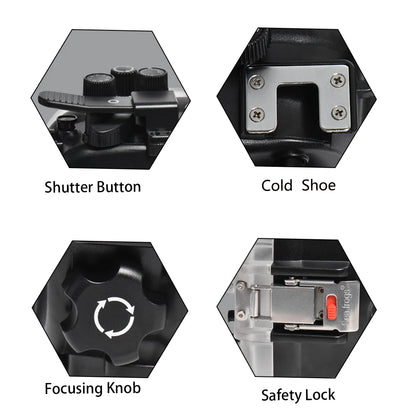 SeaFrogs Waterproof Housing with Dome Port for Fujifilm X-T30 40m 