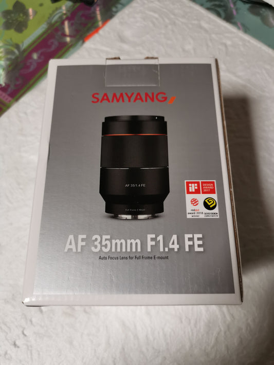 Samyang AF 35mm f1.4 FE neuf pour Sony E + garantie