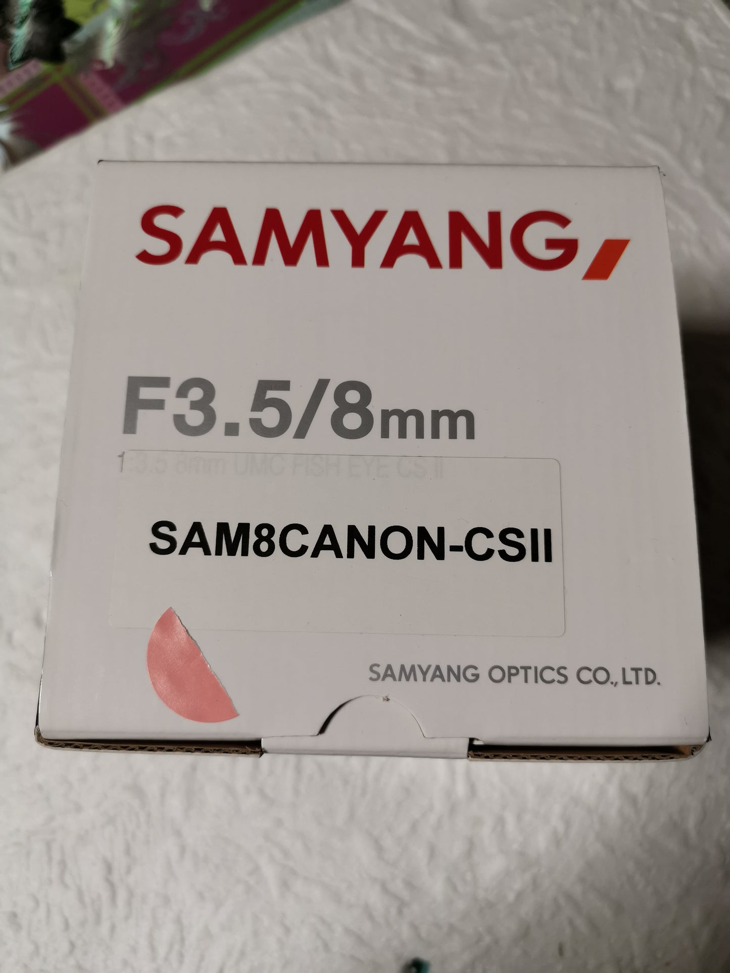 SAMYANG Fisheye 8mm f/3.5 UMC CSII pour Canon EF-S neuf + garantie