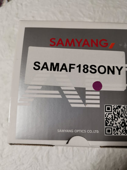 SAMYANG af 18mm f2.8 pour Sony E neuf + garantie