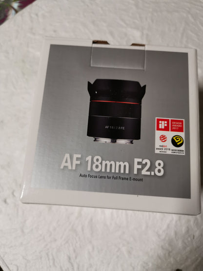 SAMYANG af 18mm f2.8 pour Sony E neuf + garantie