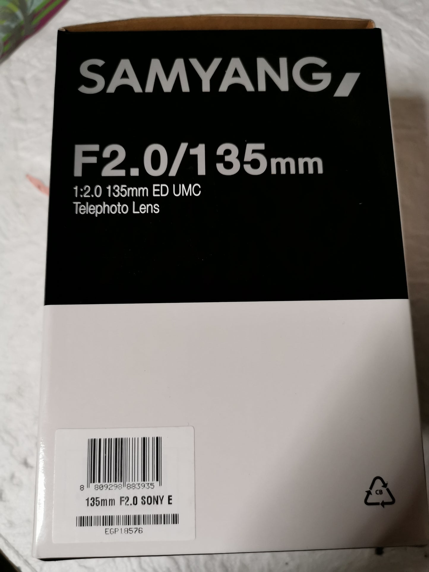 SAMYANG 135 mm f2.0 ED UMC pour Sony E neuf + garantie