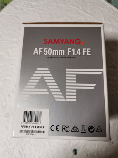 SAMYANG AF 50 mm F1.4 FE pour Sony E neuf + garantie