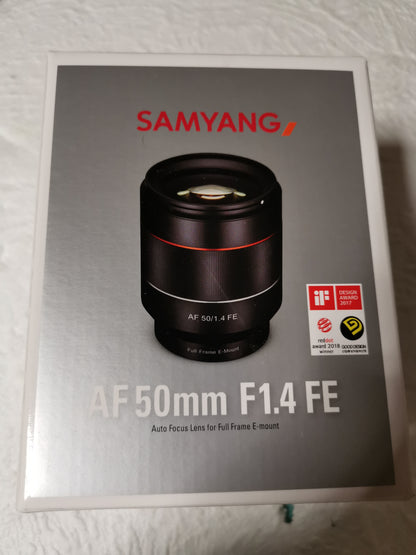 SAMYANG AF 50 mm F1.4 FE pour Sony E neuf + garantie