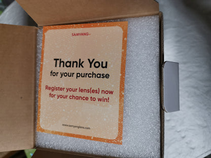 SAMYANG VDSLR 24mm T1.5 MKii Cinéma pour Canon RF neuf + garantie