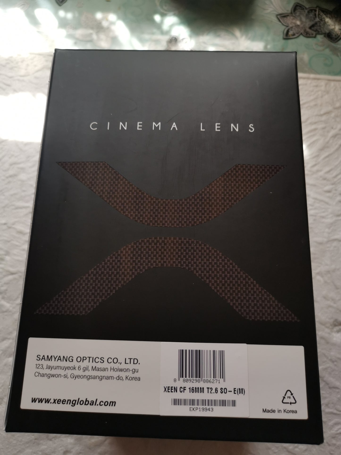 SAMYANG XEEN CF 16 mm T2.6 SO pour Sony E neuf + garantie