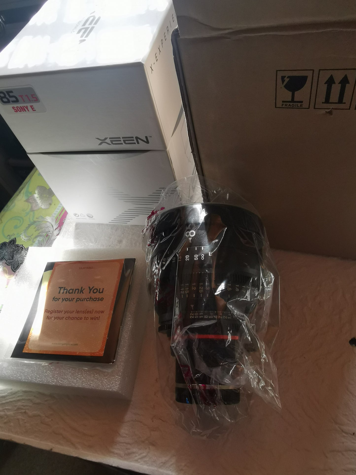 SAMYANG XEEN 85 mm T1.5 Cinéma pour Sony E neuf + garantie