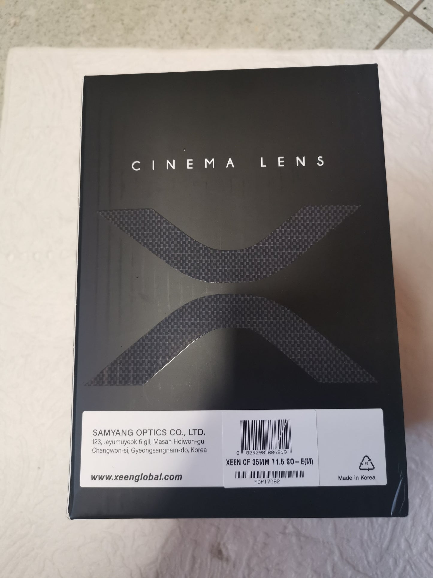 SAMYANG XEEN CF 35 mm T1.5 SO Cinéma pour Sony E neuf + garantie