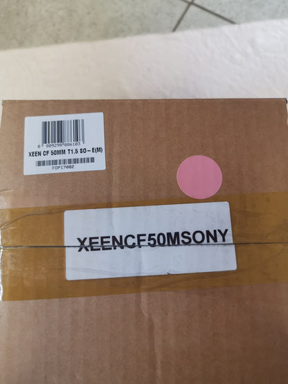 SAMYANG XEEN CF 50 mm T1.5 SO Cinéma pour Sony E neuf + garantie