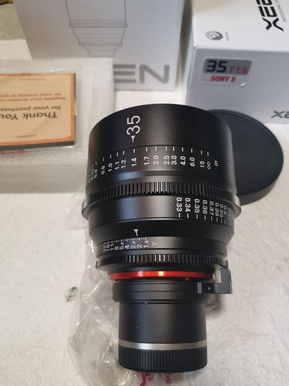 SAMYANG XEEN 35 mm T1.5 Cinéma pour Sony E neuf + garantie