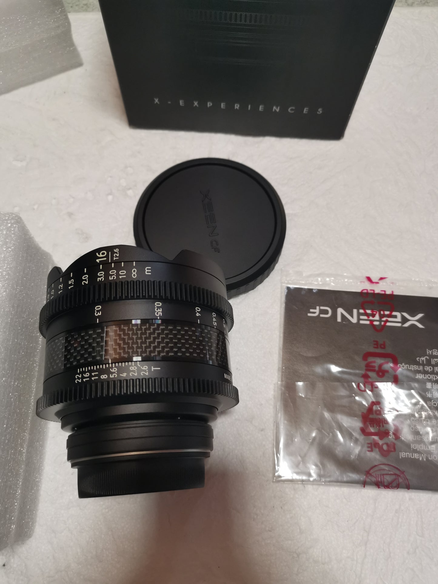 SAMYANG XEEN CF 16 mm T2.6 Cinéma pour Canon EF neuf + garantie