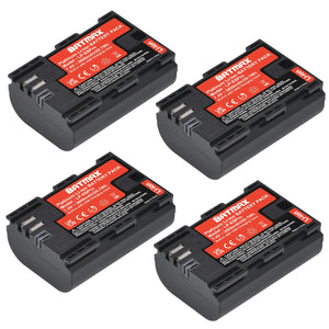 Batterie Batmax lpe6n rechargable avec usb type-c 2800mAh pour Canon 5D Mark II III 7D 60D EOS 6D 70D 80D EOS 5DS R