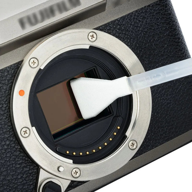 Kit de nettoyage capteur JJC Écouvillon + lotion CCD et CMOS pour appareil photo, capteurs plein cadre, emballé sous vide, 12 pièces