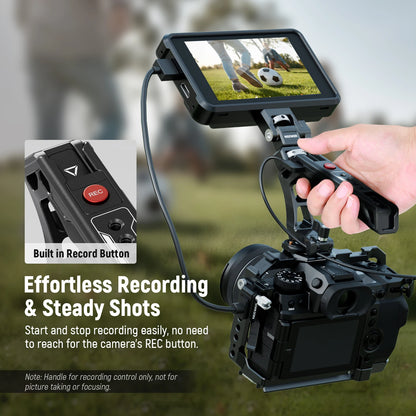 Poignée avec Bouton d'Enregistrement Neewer TRANTop avec QR TRANClamp pour Sony A7 a6000... Panasonic GH5 S5 II... FUJIFILM x-t3...