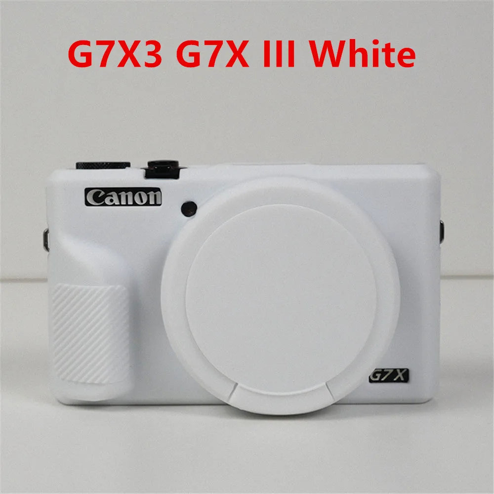 Housse silicone de protection anti-choc pour Canon G7X Mark II III G7XII G7X2 G7XIII G7X3