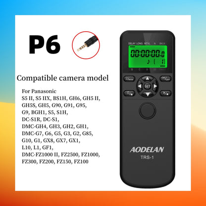 Intervallomètre minuterie déclencheur télécommande AODELAN pour Canon Nikon Sony Panasonic Olympus Fujifilm