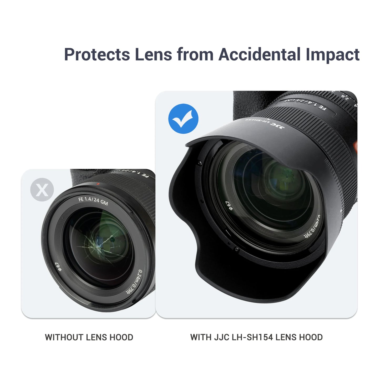 Pare-soleil JJC ALC-SH154 pour Sony FE 24mm f/1.4 GM