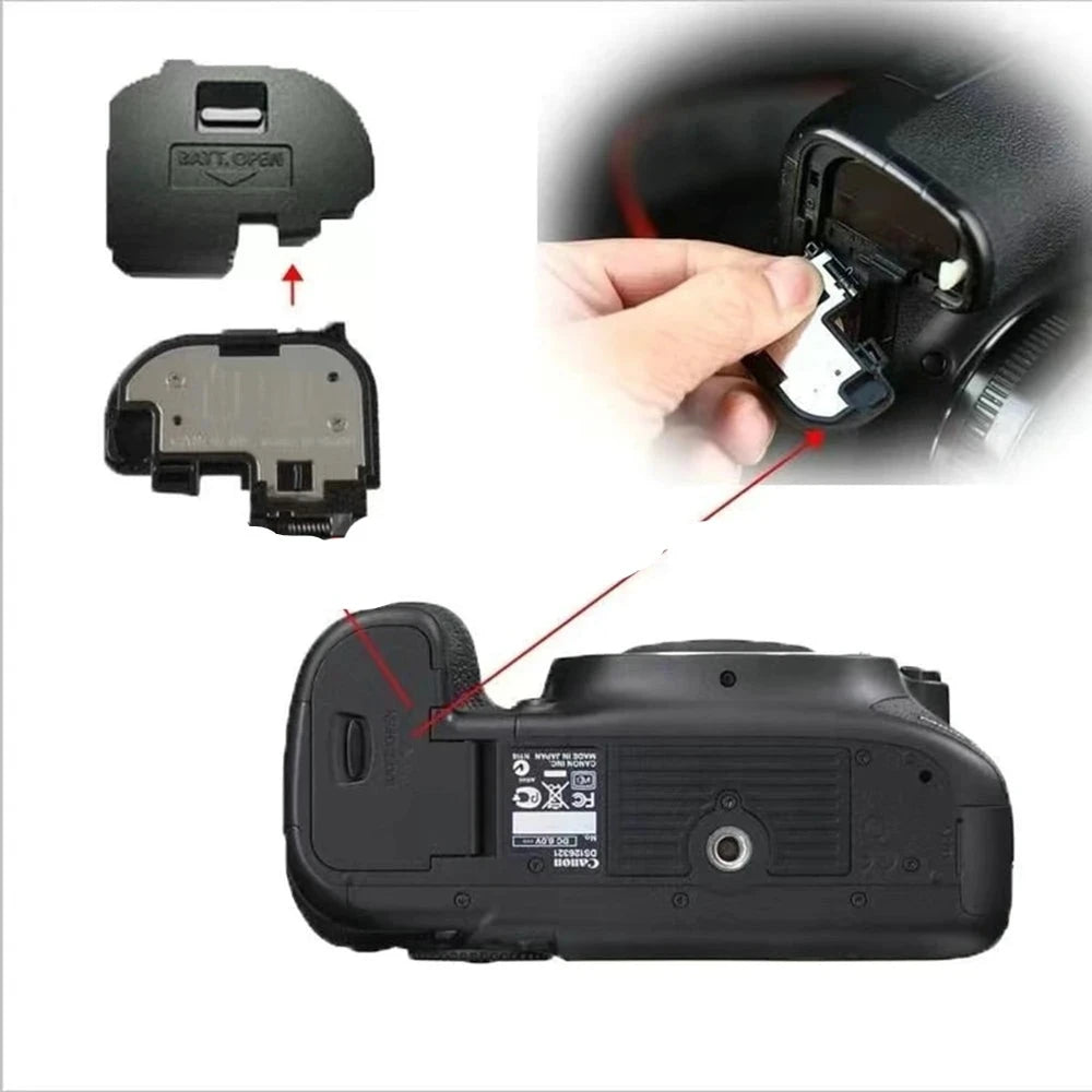Couvercle de batterie pour CANON 5D 6D 7D 5D2 5D3 5D4 6D2 7D2 5DII 5DIII 5D Mark IV 6DII 7DII