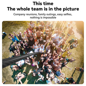 Perche à selfie TELESIN en fibre de carbone, monopode extensible avec vis 1.2, GoPro, Insta360, Osmo Action DJI, caméra d'action, 1/4 m, 3m