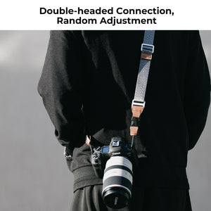 Sangle haut de gamme K&F Concept pour reflex Fujifilm Canon Nikon Sony...