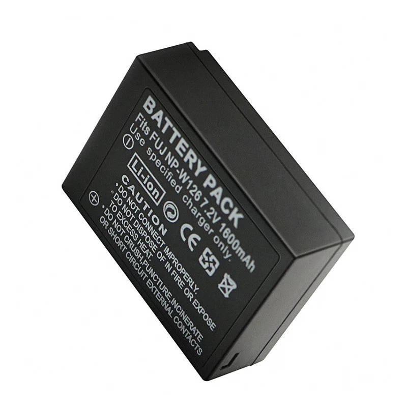 Batterie générique NP-W126 1600mAh pour appareil photo Fujifilm XT20 XT3 XPro1 Pro2 X-Pro1 X-T1 XT1 HS30EXR HS33EXR X PRO1