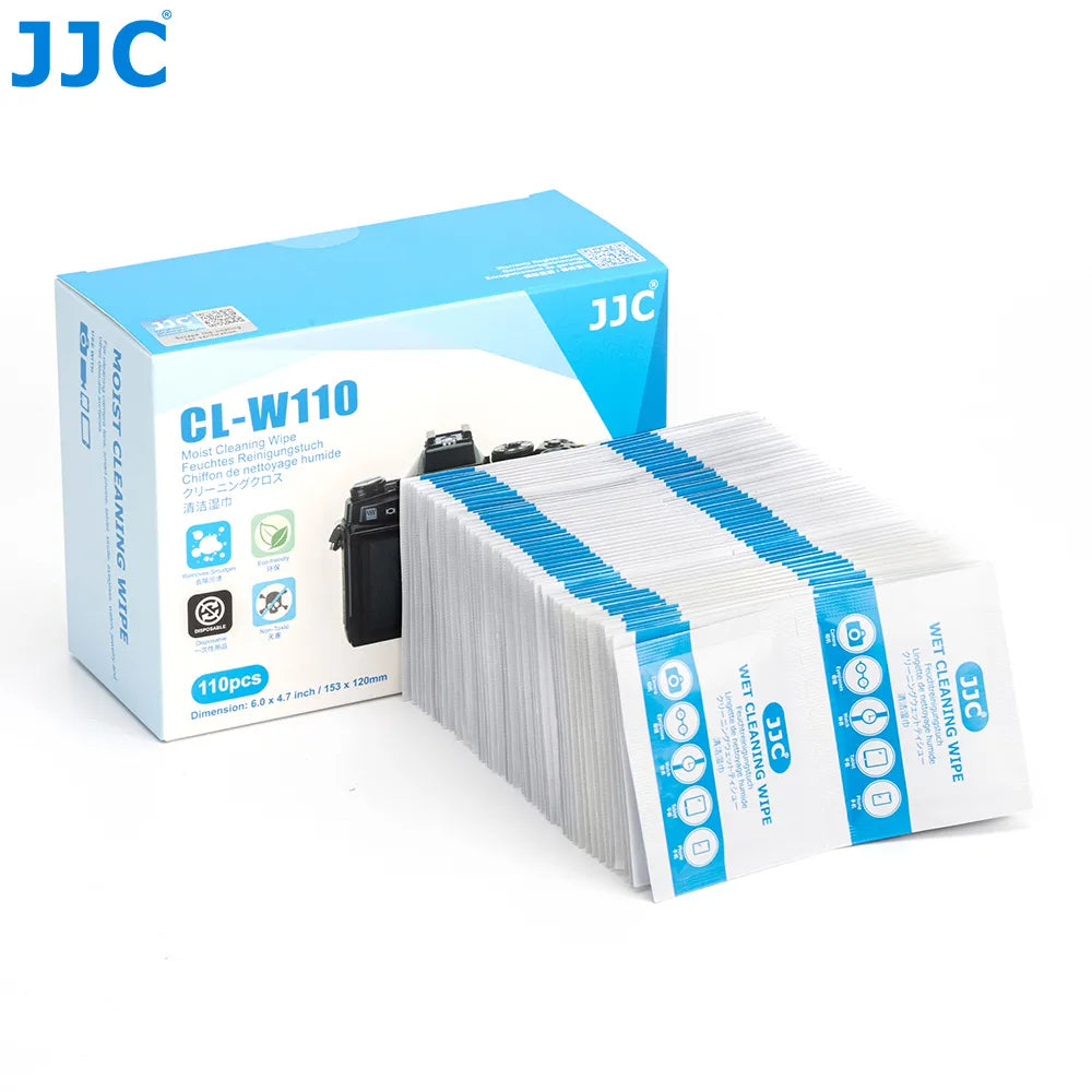 Lingette de nettoyage humide JJC haut de gamme 110 pièces pour tout appareil photo, objetcifs...