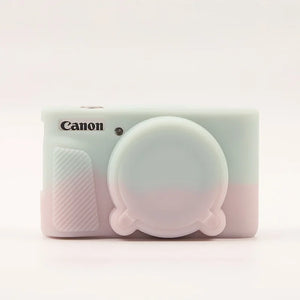 Housse de protection en silicone anti-choc pour Canon PowerShot SX740 / SX730