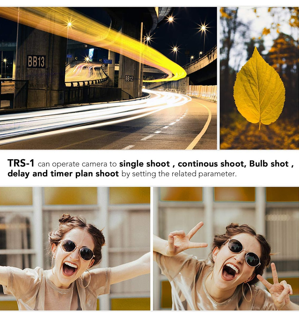 Intervallomètre minuterie déclencheur télécommande AODELAN pour Canon Nikon Sony Panasonic Olympus Fujifilm