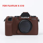 Housse silicone de protection anti-choc pour Fujifilm X-S10 XS10 X100V X-T200 X-T100 XT200 XT4 X-T4 X-T3 X-T30 XT30 X-A7 XA7 X-T20 X-T10 XT100